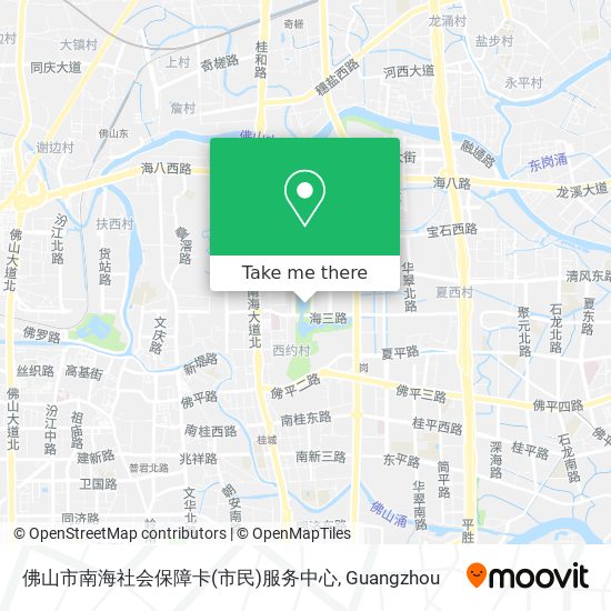 佛山市南海社会保障卡(市民)服务中心 map