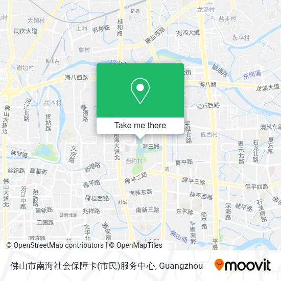 佛山市南海社会保障卡(市民)服务中心 map