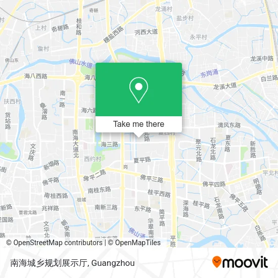 南海城乡规划展示厅 map