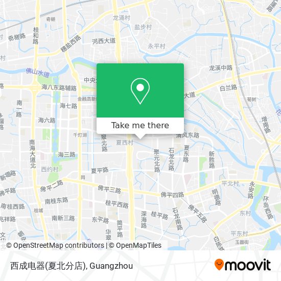西成电器(夏北分店) map