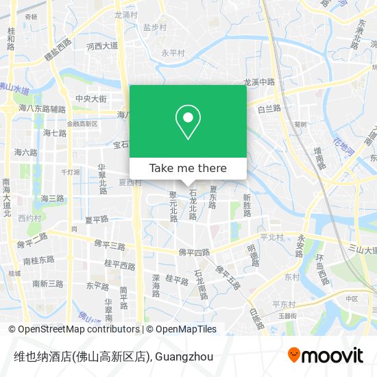 维也纳酒店(佛山高新区店) map
