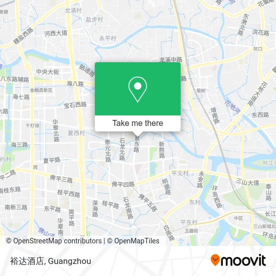 裕达酒店 map