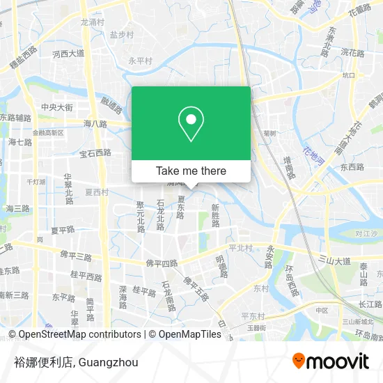裕娜便利店 map