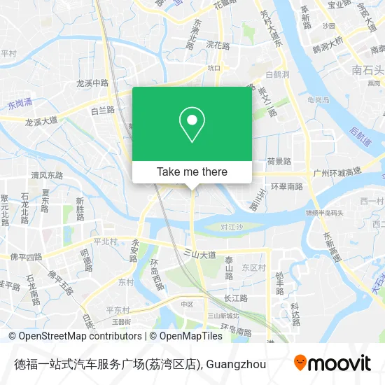 德福一站式汽车服务广场(荔湾区店) map