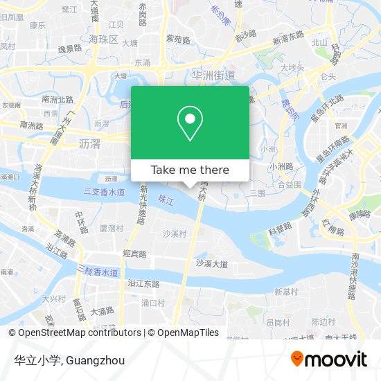 华立小学 map