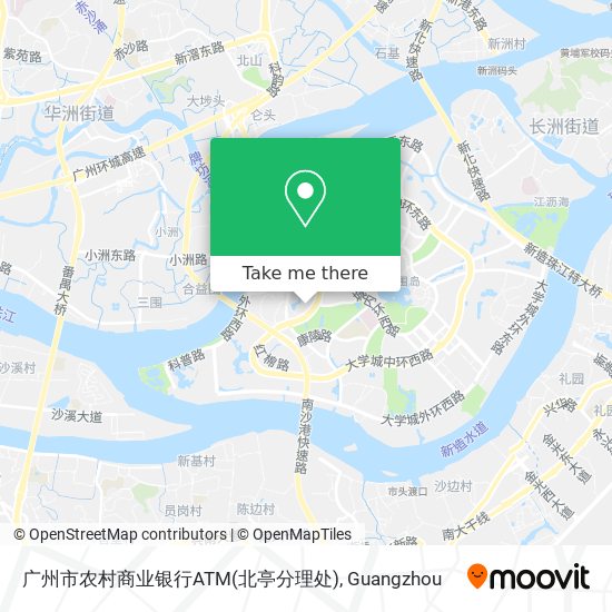 广州市农村商业银行ATM(北亭分理处) map