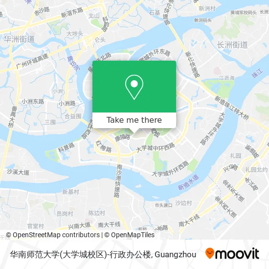 华南师范大学(大学城校区)-行政办公楼 map