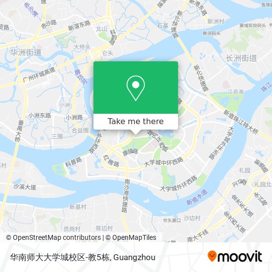 华南师大大学城校区-教5栋 map