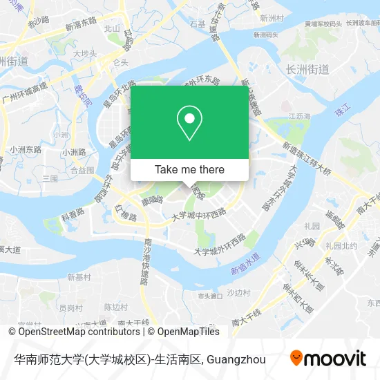 华南师范大学(大学城校区)-生活南区 map