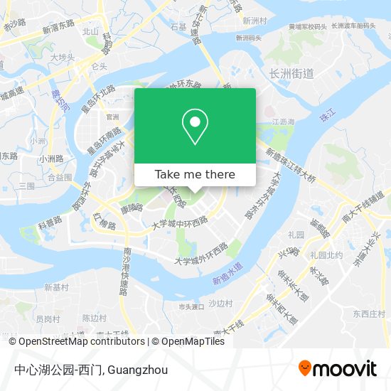 中心湖公园-西门 map