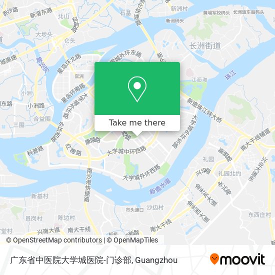 广东省中医院大学城医院-门诊部 map