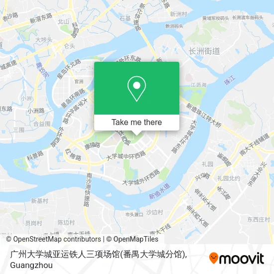 广州大学城亚运铁人三项场馆(番禺大学城分馆) map