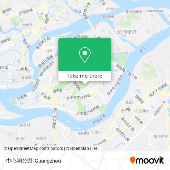 中心湖公园 map