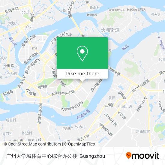 广州大学城体育中心综合办公楼 map