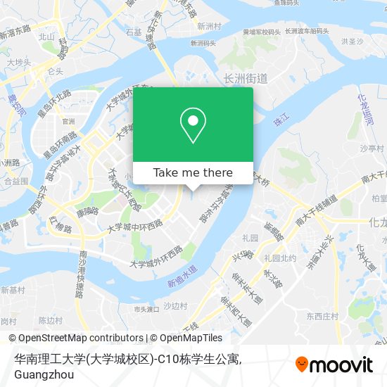 华南理工大学(大学城校区)-C10栋学生公寓 map