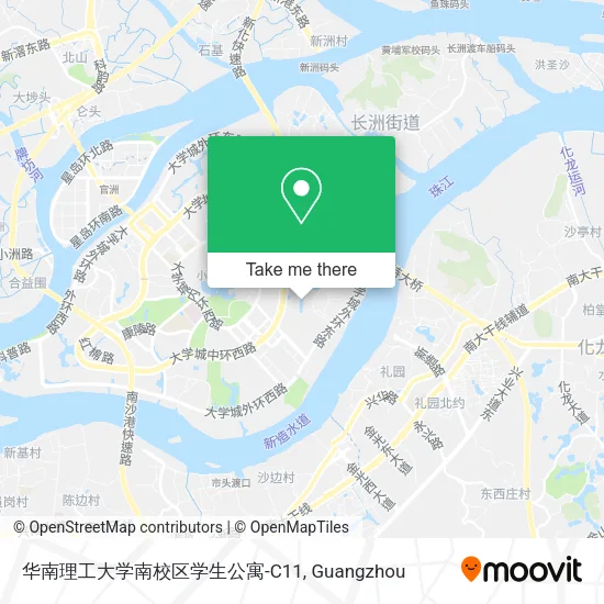 华南理工大学南校区学生公寓-C11 map