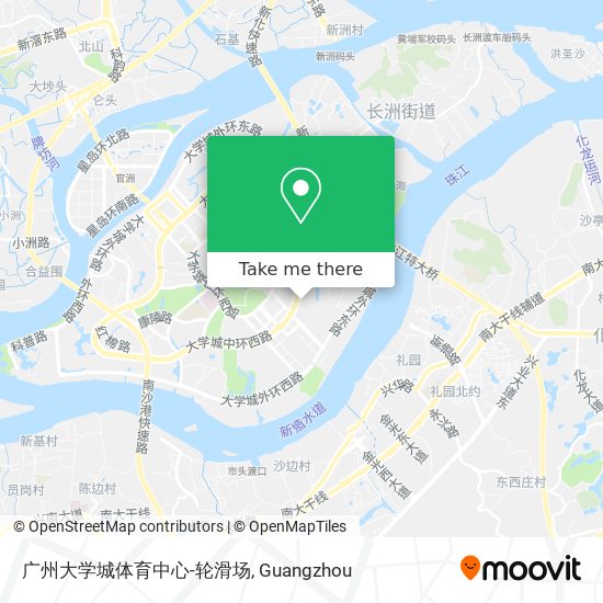 广州大学城体育中心-轮滑场 map