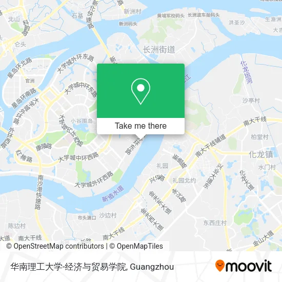 华南理工大学-经济与贸易学院 map