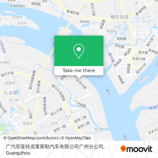 广汽菲亚特克莱斯勒汽车有限公司广州分公司 map