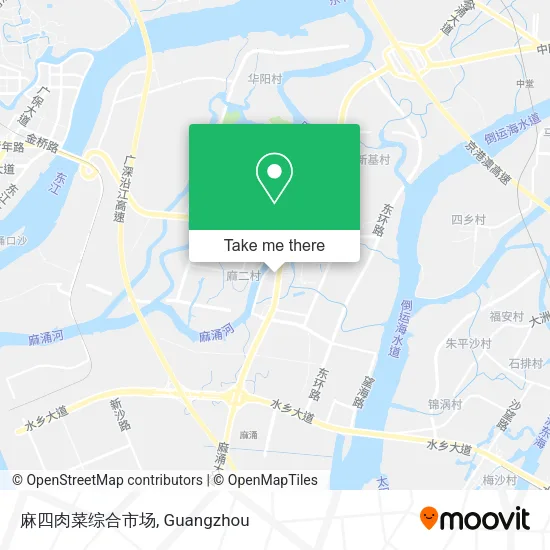 麻四肉菜综合市场 map