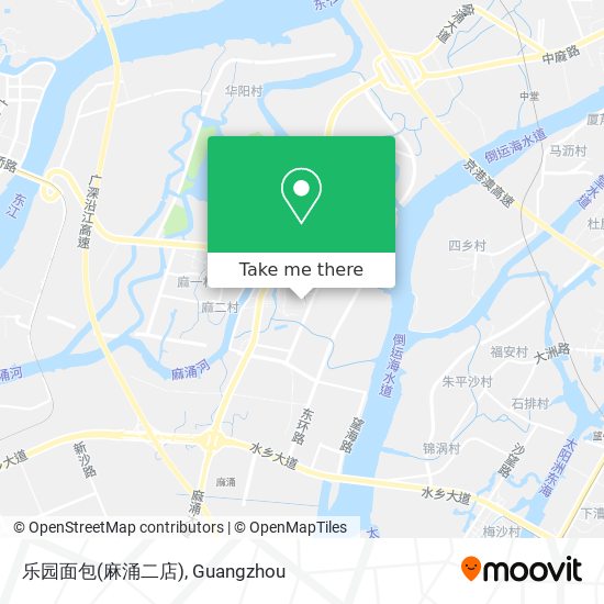 乐园面包(麻涌二店) map