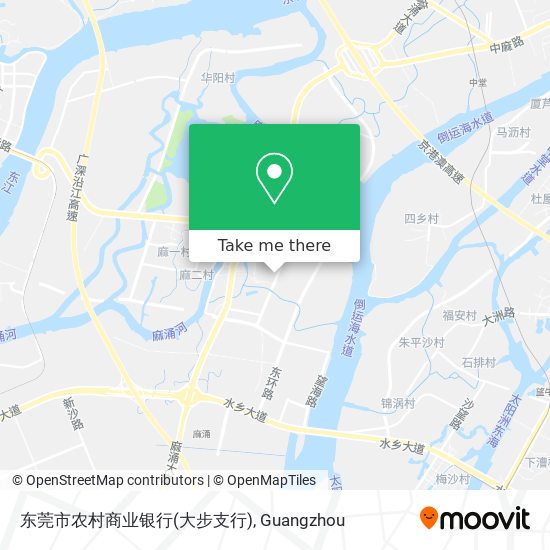 东莞市农村商业银行(大步支行) map