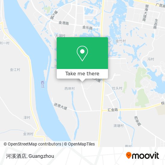 河溪酒店 map