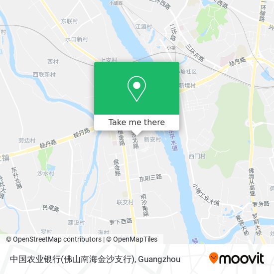 中国农业银行(佛山南海金沙支行) map
