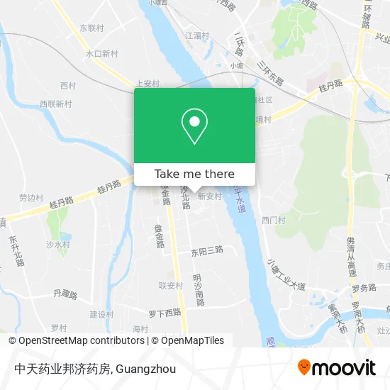 中天药业邦济药房 map