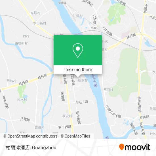柏丽湾酒店 map