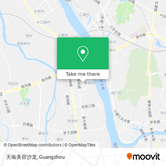 天瑜美容沙龙 map