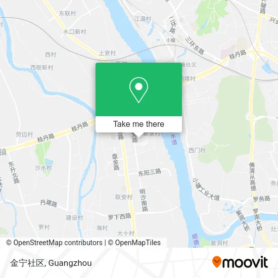 金宁社区 map