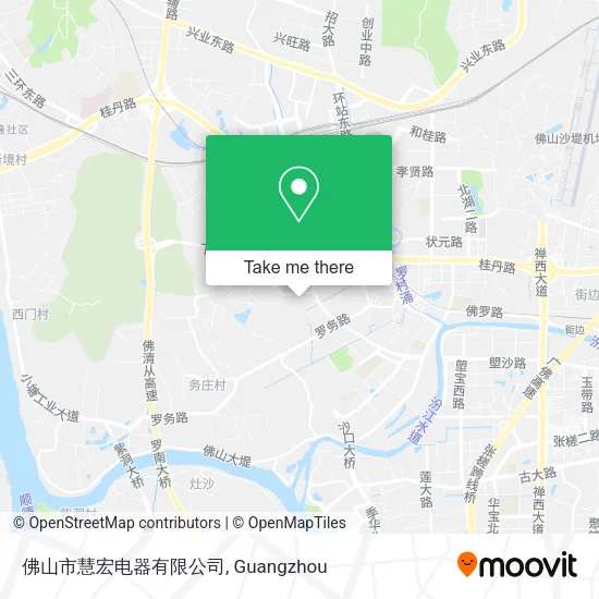 佛山市慧宏电器有限公司 map