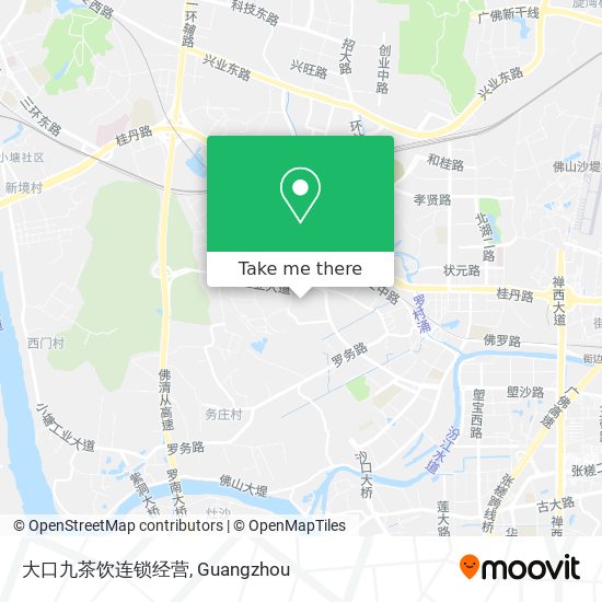 大口九茶饮连锁经营 map