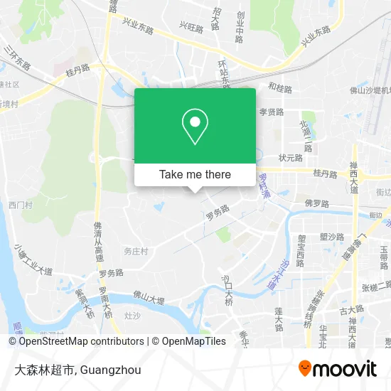 大森林超市 map