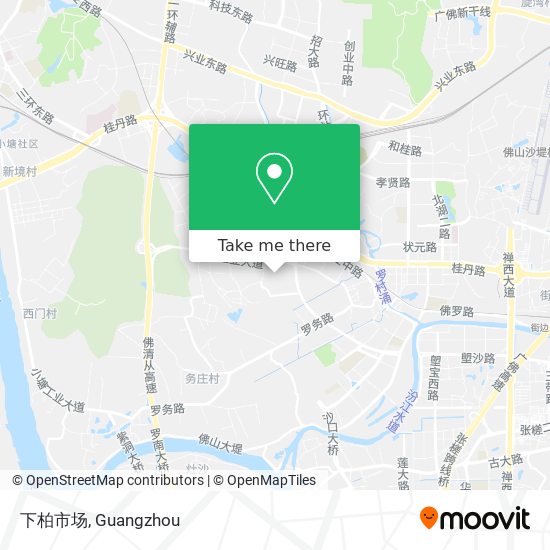下柏市场 map