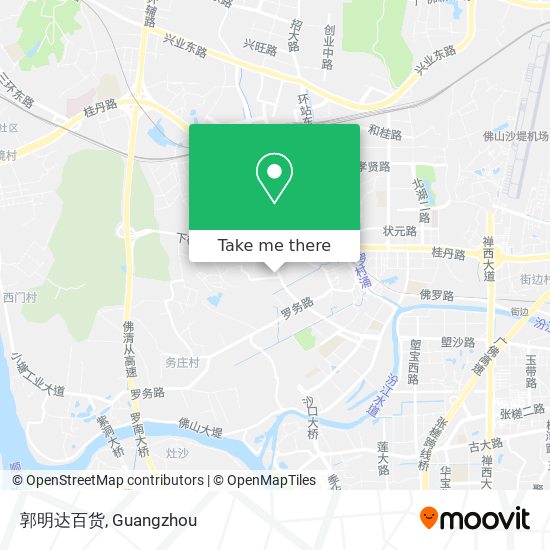 郭明达百货 map