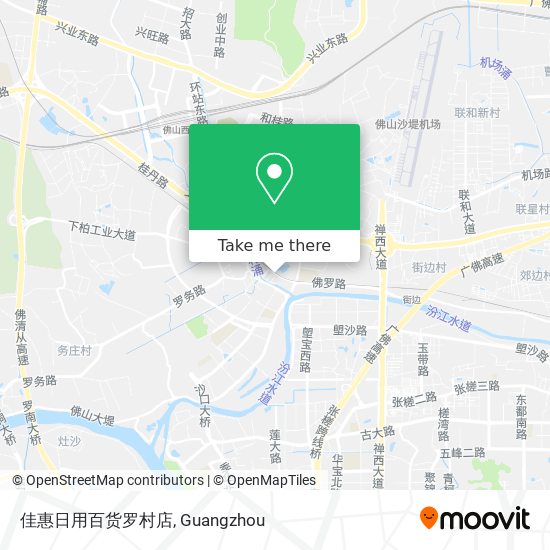 佳惠日用百货罗村店 map