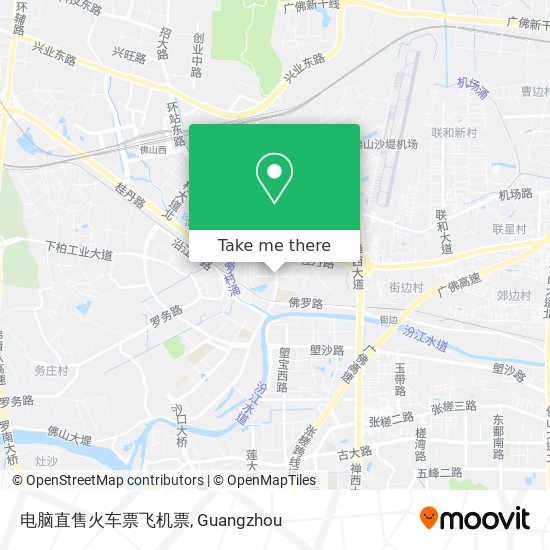 电脑直售火车票飞机票 map
