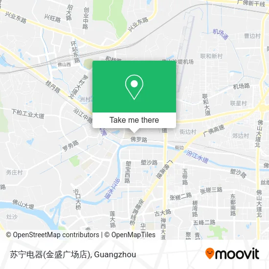 苏宁电器(金盛广场店) map