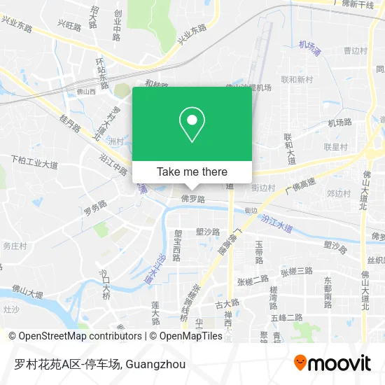 罗村花苑A区-停车场 map