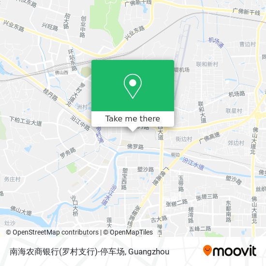 南海农商银行(罗村支行)-停车场 map