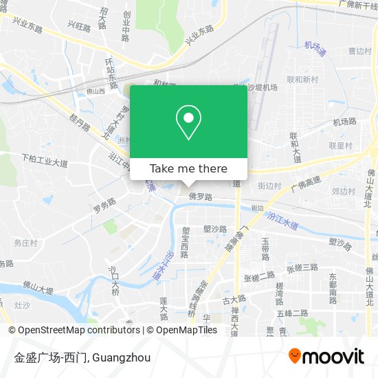 金盛广场-西门 map