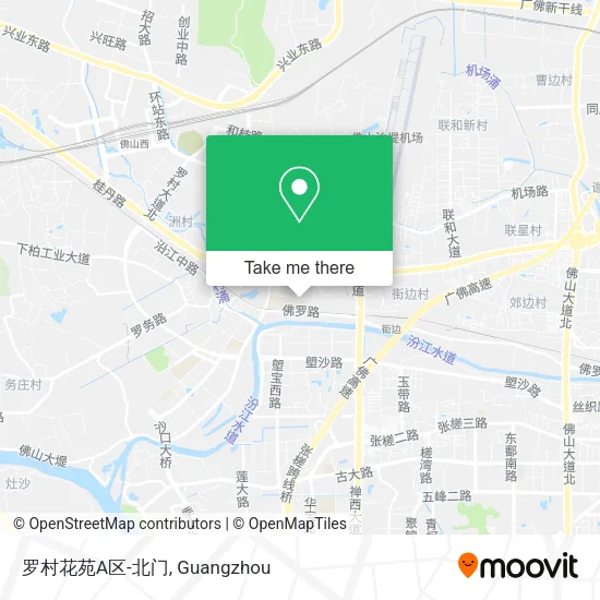 罗村花苑A区-北门 map