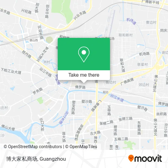 博大家私商场 map