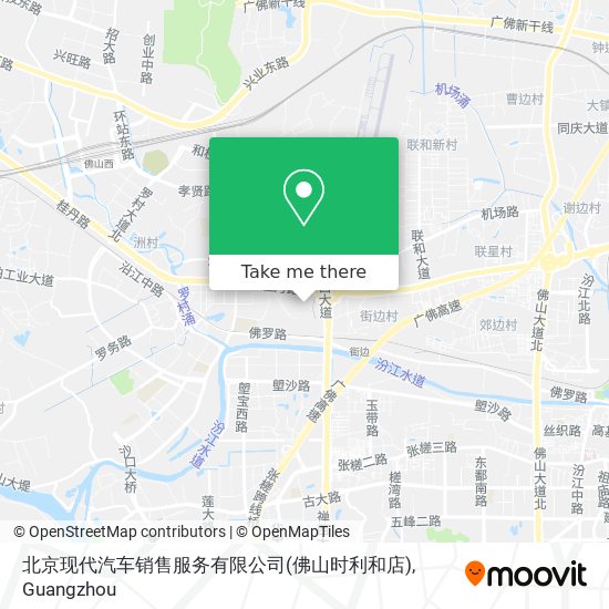 北京现代汽车销售服务有限公司(佛山时利和店) map