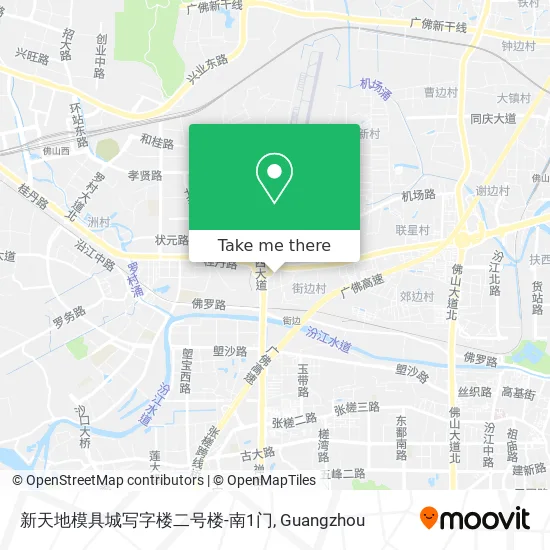 新天地模具城写字楼二号楼-南1门 map