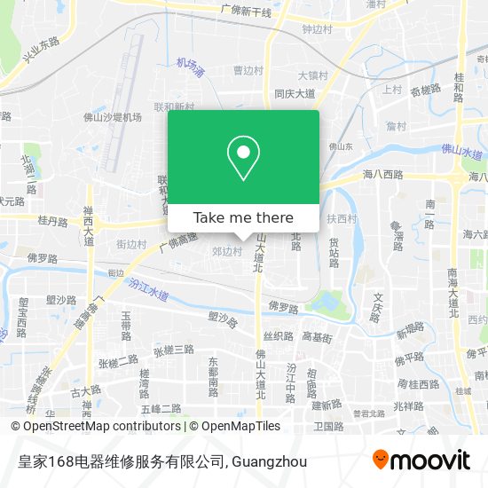 皇家168电器维修服务有限公司 map