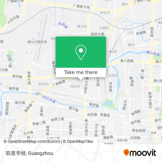 联星学校 map