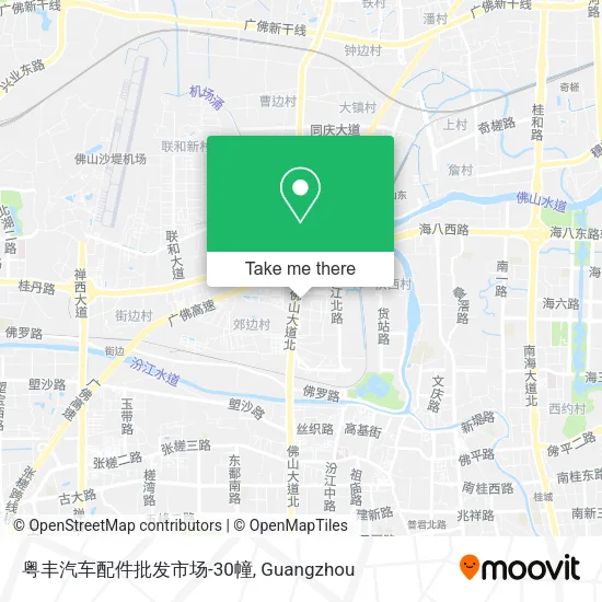 粤丰汽车配件批发市场-30幢 map